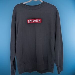 Nike Men's Black Crewneck Sweater